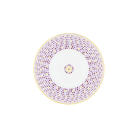 Robert Haviland & C. Parlon Villa Toscana | Dessert Plate: Fine Limoges porcelain with central geometric motif and smooth, glazed finish, perfect for desserts or refined starters | Tableware & Serveware / Plates | 2Jour Concierge, your luxury lifestyle shop
