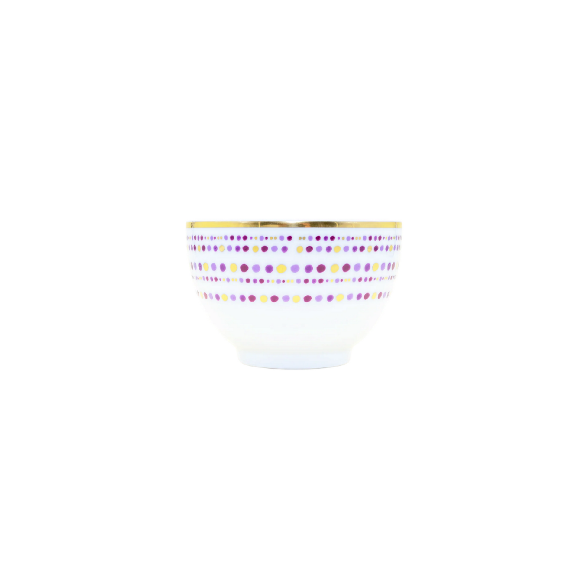 Robert Haviland & C. Parlon Villa Toscana | Chinese Rice Bowl: Fine Limoges porcelain with geometric border motif and smooth, glazed finish, ideal for rice, sides, or composed small dishes | Tableware & Serveware / Bowls | 2Jour Concierge, your luxury lifestyle shop