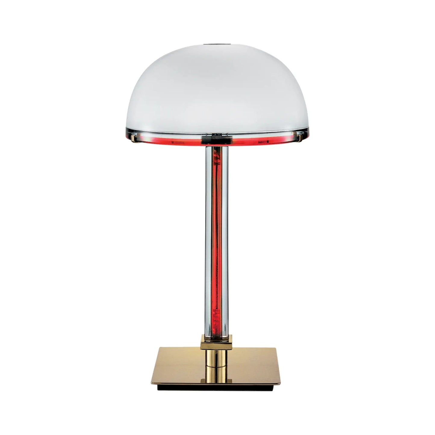 Belboi Murano Glass Table Lamp with Gold-Plated Metal Base