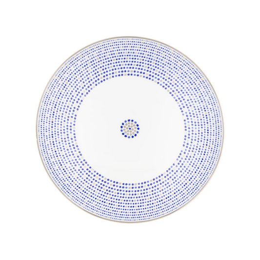 Robert Haviland & C. Parlon Villa Toscana | Buffet Plate: Fine Limoges porcelain with geometric border motif and smooth, glazed finish, ideal for formal entrée presentation or layering on the table | Tableware & Serveware / Plates | 2Jour Concierge, your luxury lifestyle shop