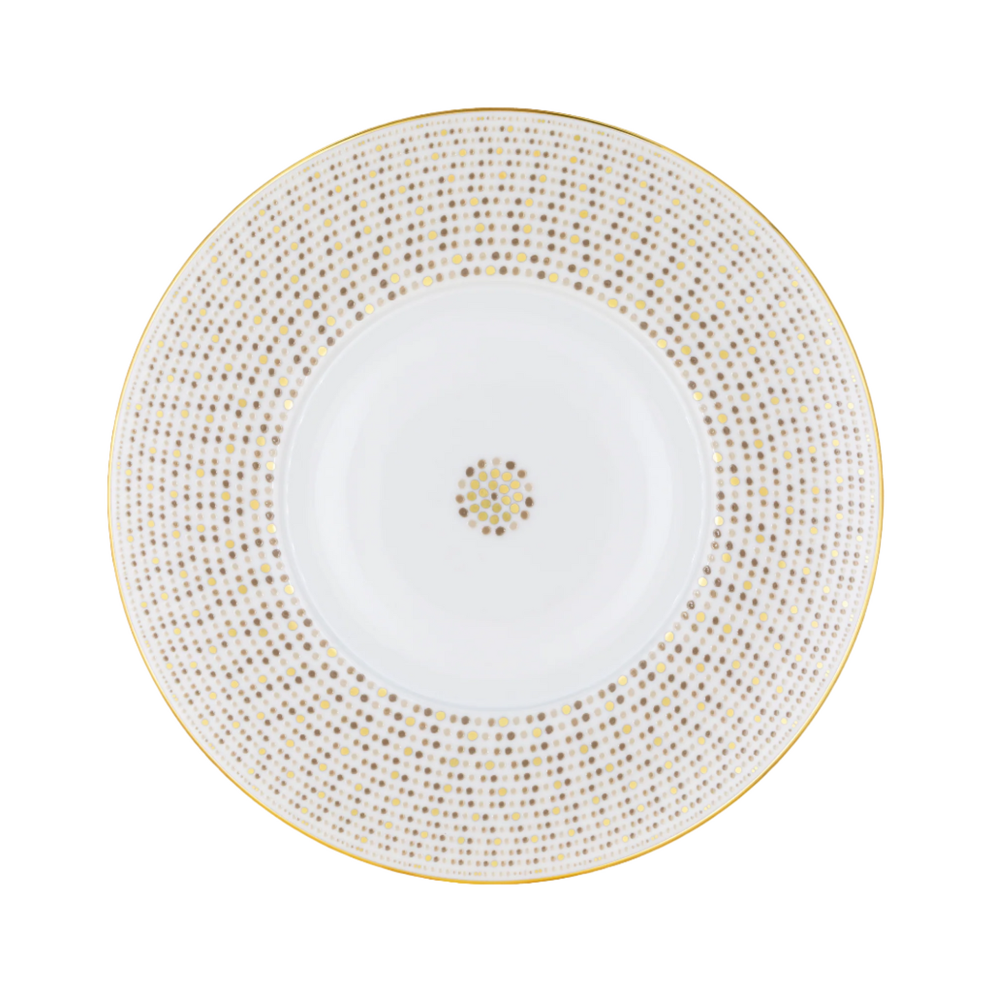 Robert Haviland & C. Parlon Villa Toscana | Buffet Plate: Fine Limoges porcelain with geometric border motif and smooth, glazed finish, ideal for formal entrée presentation or layering on the table | Tableware & Serveware / Plates | 2Jour Concierge, your luxury lifestyle shop