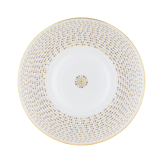 Robert Haviland & C. Parlon Villa Toscana | Buffet Plate: Fine Limoges porcelain with geometric border motif and smooth, glazed finish, ideal for formal entrée presentation or layering on the table | Tableware & Serveware / Plates | 2Jour Concierge, your luxury lifestyle shop
