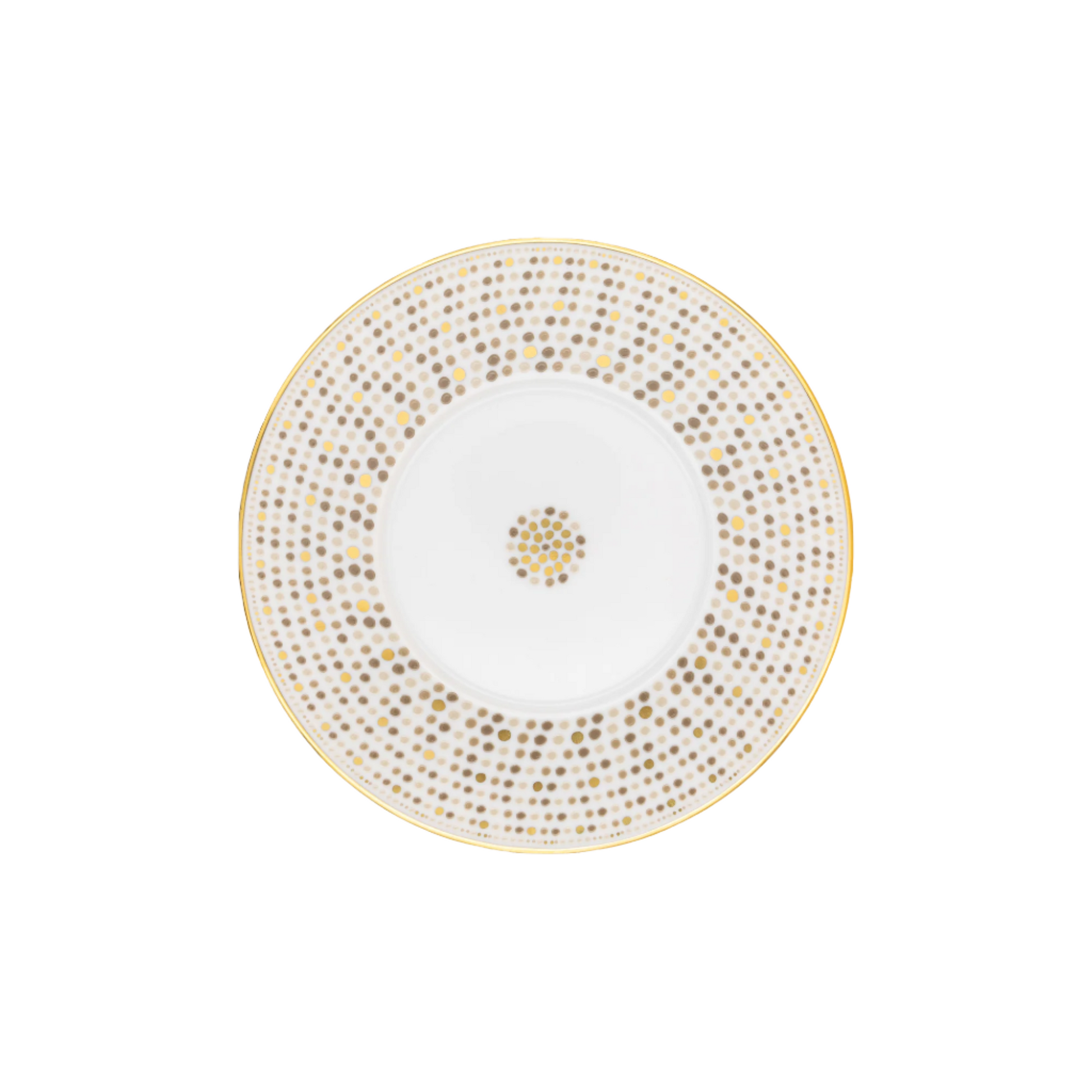 Robert Haviland & C. Parlon Villa Toscana | Dessert Plate: Fine Limoges porcelain with central geometric motif and smooth, glazed finish, perfect for desserts or refined starters | Tableware & Serveware / Plates | 2Jour Concierge, your luxury lifestyle shop