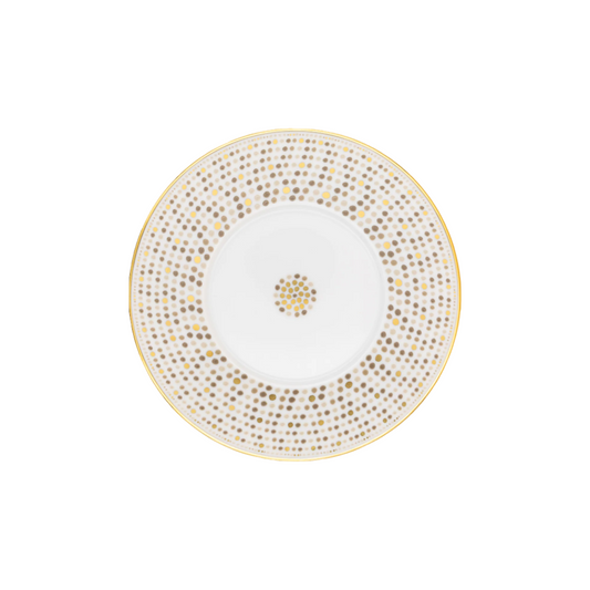 Robert Haviland & C. Parlon Villa Toscana | Dessert Plate: Fine Limoges porcelain with central geometric motif and smooth, glazed finish, perfect for desserts or refined starters | Tableware & Serveware / Plates | 2Jour Concierge, your luxury lifestyle shop