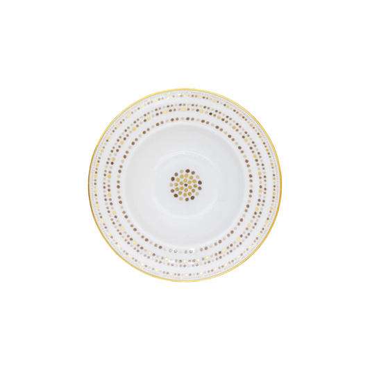 Robert Haviland & C. Parlon Villa Toscana | Rim Soup Plate: Fine Limoges porcelain with central geometric motif and smooth, glazed finish, perfect for soups or first courses | Tableware & Serveware / Soup Plates | 2Jour Concierge, your luxury lifestyle shop