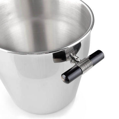 Artica Champagne Bucket by Arcahorn | Stainless steel construction with horn handles | Barware and Champagne Buckets | 2Jour Concierge, your luxury lifestyle shop