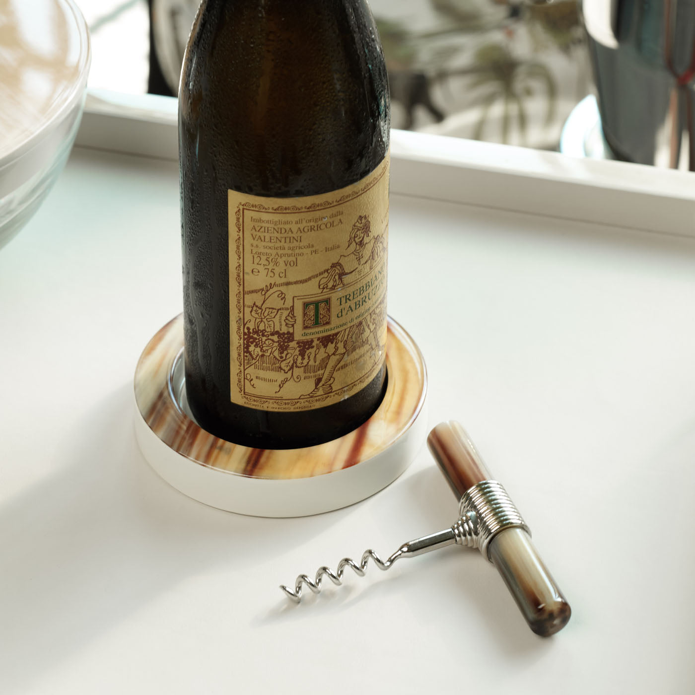 Gyro Corkscrew by Arcahorn | Corkscrew made of horn and stainless steel | Barware and Corkscrews | 2Jour Concierge, your luxury lifestyle shop