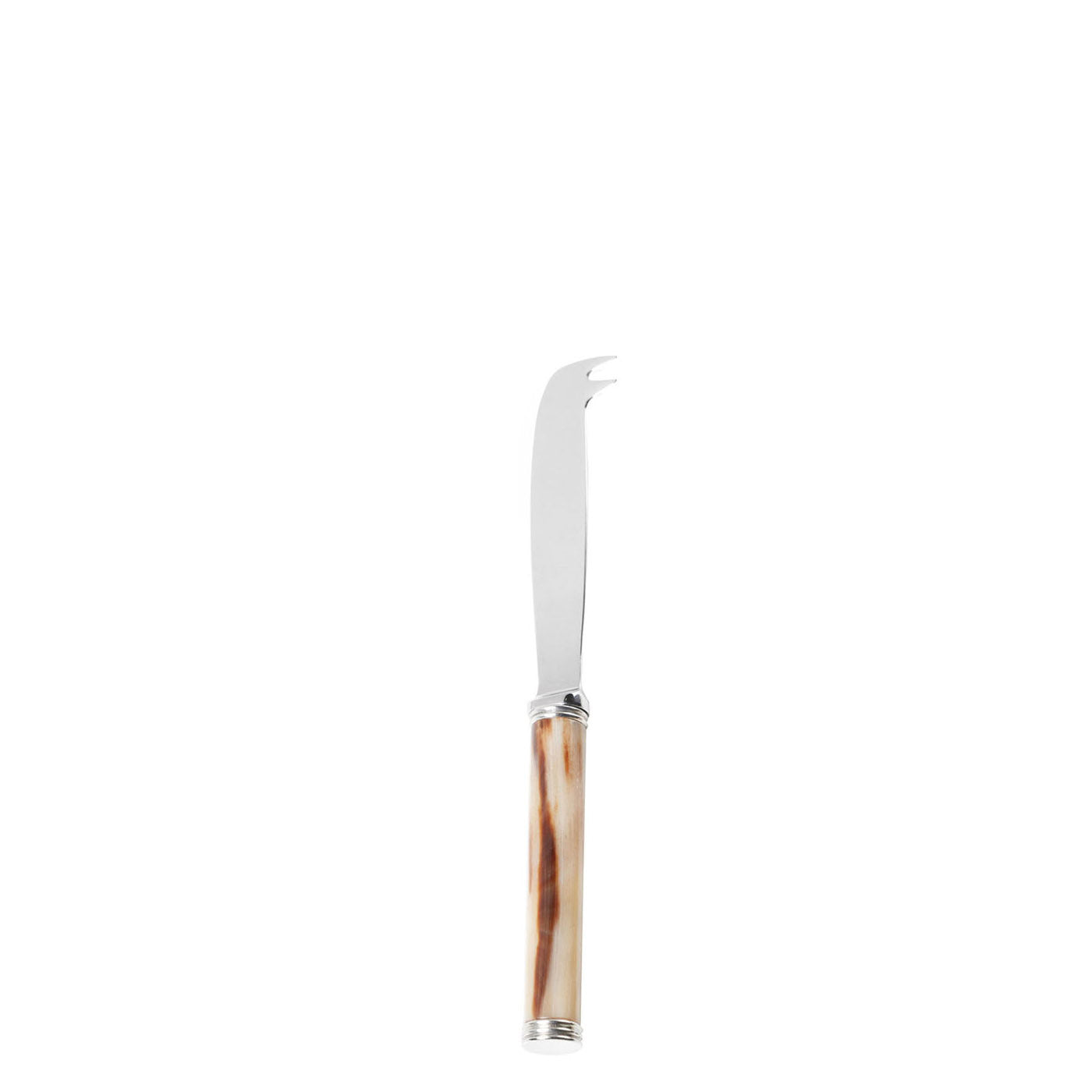 Pule Two-Pronged Cheese Knife by Arcahorn | Designed for semi-hard cheeses, crafted from horn and stainless steel | Kitchen Tools and Cheese Knives | 2Jour Concierge, your luxury lifestyle shop