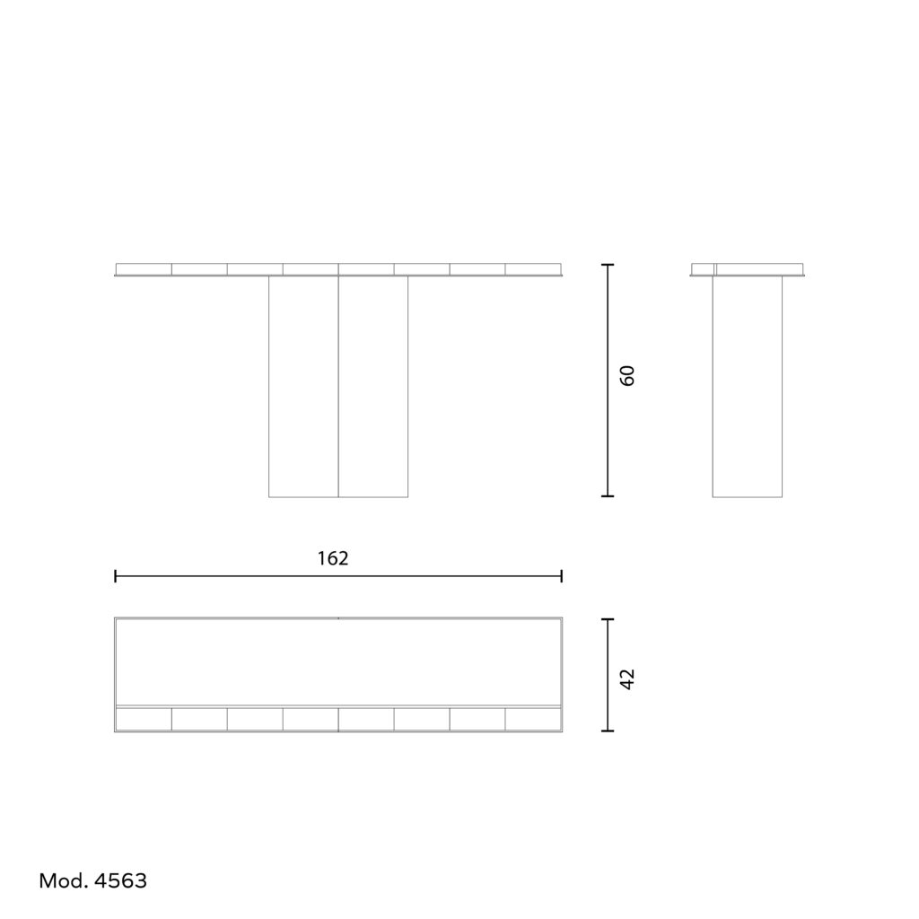 Arcahorn Andria | Console Table: Glossy black lacquered wood with horn detailing and burnished brass accents, designed as a refined architectural element for sophisticated interiors | Furniture / Consoles | 2Jour Concierge, your luxury lifestyle shop