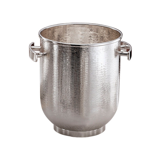 Avangarde Silver Plated Metal Champagne Bucket by Zanetto | Silver-plated finish | Textured | Shiny finish | Home Decor and Serveware | 2Jour Concierge, your luxury lifestyle shop






