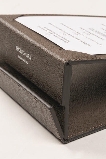 Tavola 2 Leather Menu Holder: Foldable & Double-Sided