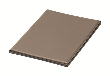 Tris Leather Triple Menu Holder with Soft Padding on the Cover Side