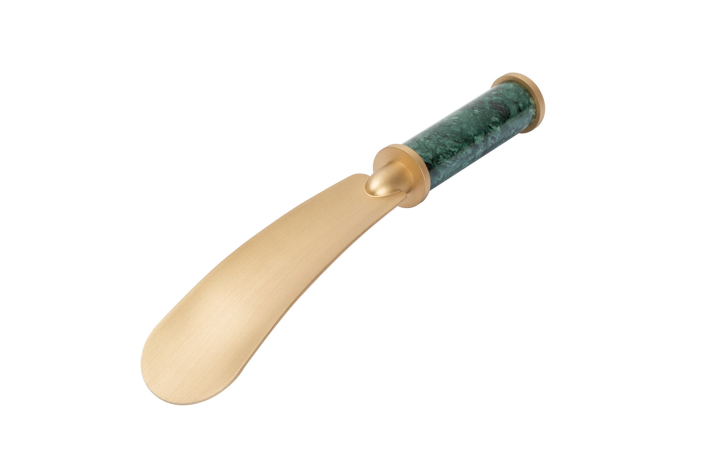 Icaro Metal Shoehorn with Marble Grip
