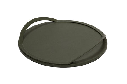 Giobagnara x Piet Boon Form Tray Round | Leather-Covered Rigid Metal Structure | Stylish and Functional Round Tray | Explore a Range of Luxury Home Decor at 2Jour Concierge, #1 luxury high-end gift & lifestyle shop