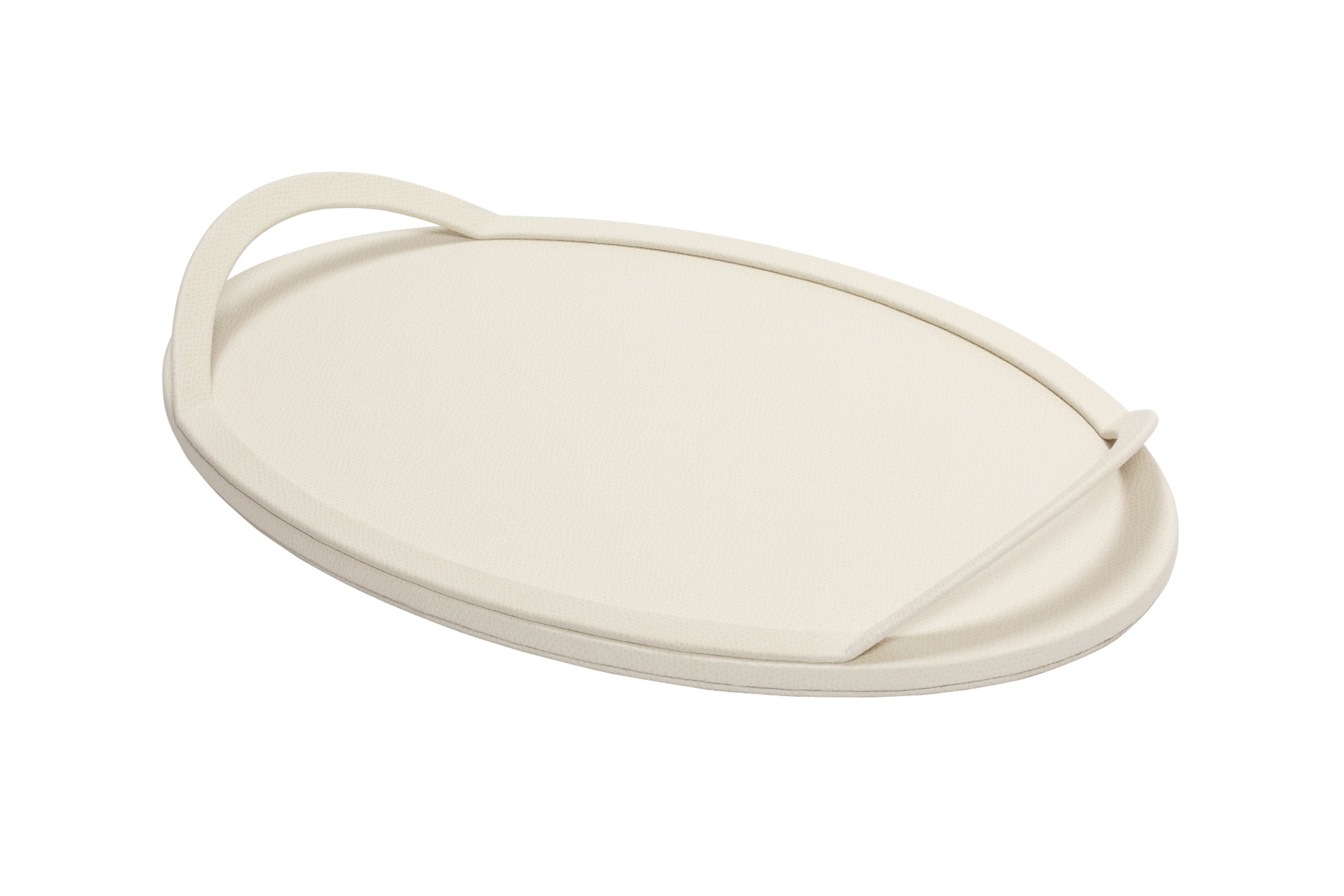 Giobagnara x Piet Boon Form Tray Oval | Leather-Covered Rigid Metal Structure | Stylish and Functional Round Tray | Explore a Range of Luxury Home Decor at 2Jour Concierge, #1 luxury high-end gift & lifestyle shop