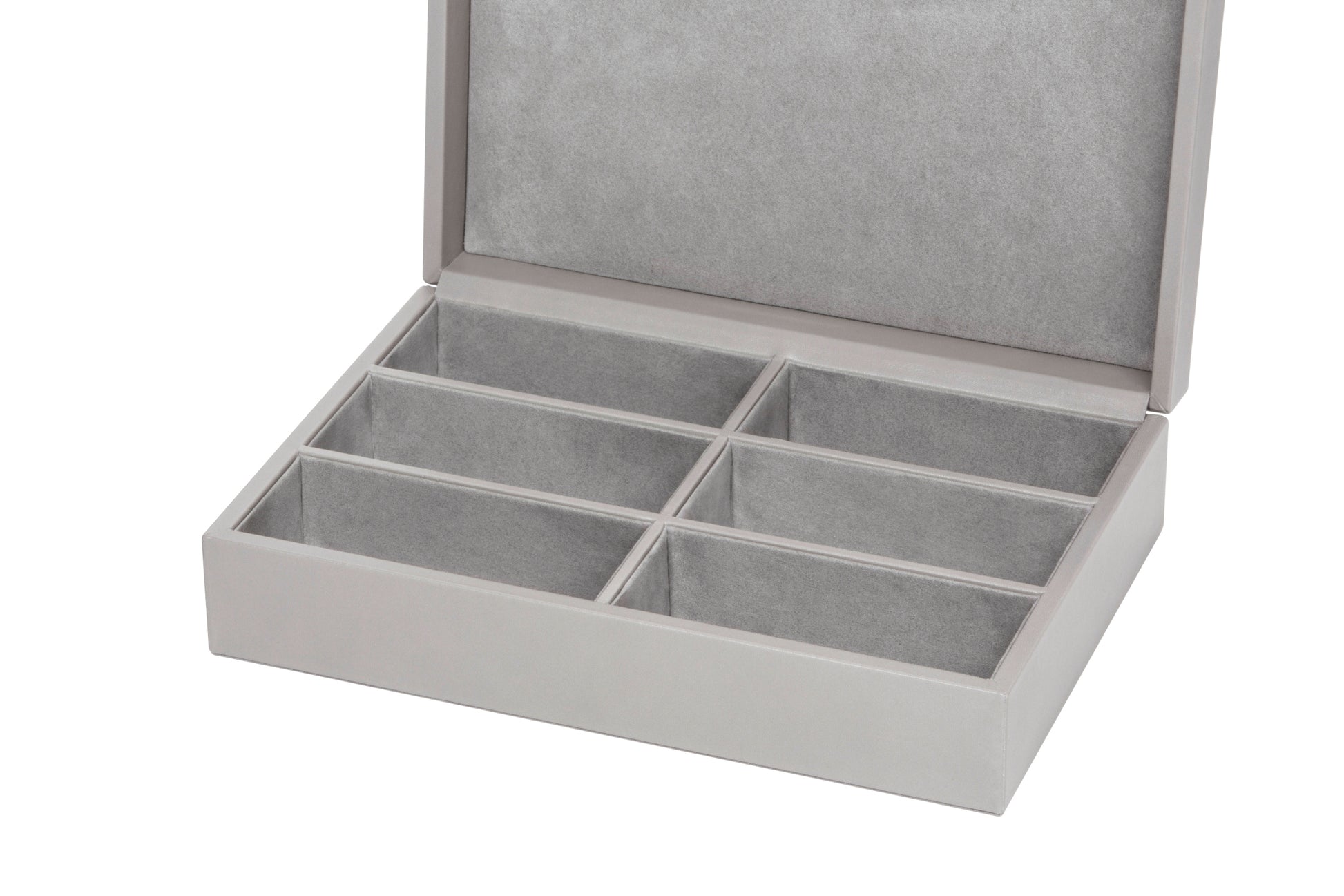Riviere Mila Leather-Covered Glasses Box With Suede Lining | Stylish Design with 'Belt' Decoration | Holds up to 6 Pairs of Glasses | Suede Lining for Added Protection | Explore a Range of Luxury Glasses Boxes at 2Jour Concierge, #1 luxury high-end gift & lifestyle shop