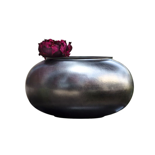 Maria Copper Cachepot by Zanetto | Varnished finish. Crafted from copper and titanium plated material. | Home Decor and Planters | 2Jour Concierge, your luxury lifestyle shop