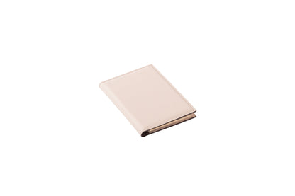 Leather-Covered Notepad Holder with Suede Lining & Side Pockets S