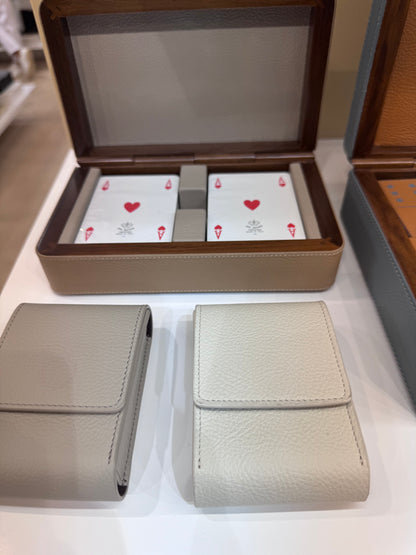 x Poltrona Frau Playing Card Leather Pochette