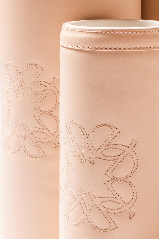 Giobagnara x Elie Saab Ecusson Vase
Ceramic vase with a removable padded leather cover adorned with the Elie Saab stitched Monogram pattern | A sophisticated addition to elevate any space | Home Decor | 2Jour Concierge, your luxury lifestyle shop