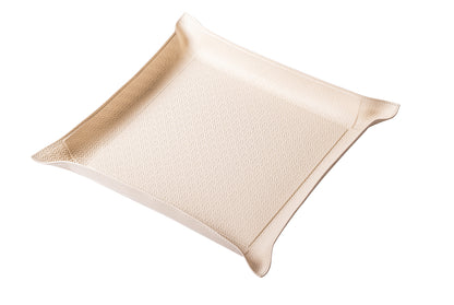 x Elie Saab Leather-Lined Monogram Valet Tray Square XL w Bendable Sides