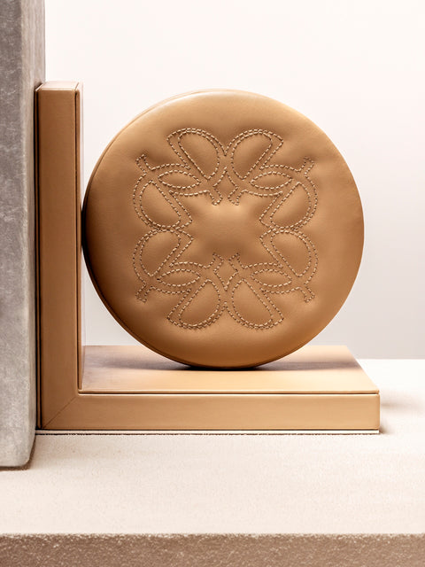 x Elie Saab Ecusson Leather Bookend (set of 2)