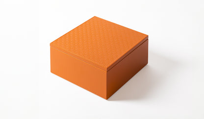 x Elie Saab Leather-Covered Biscuit Box
