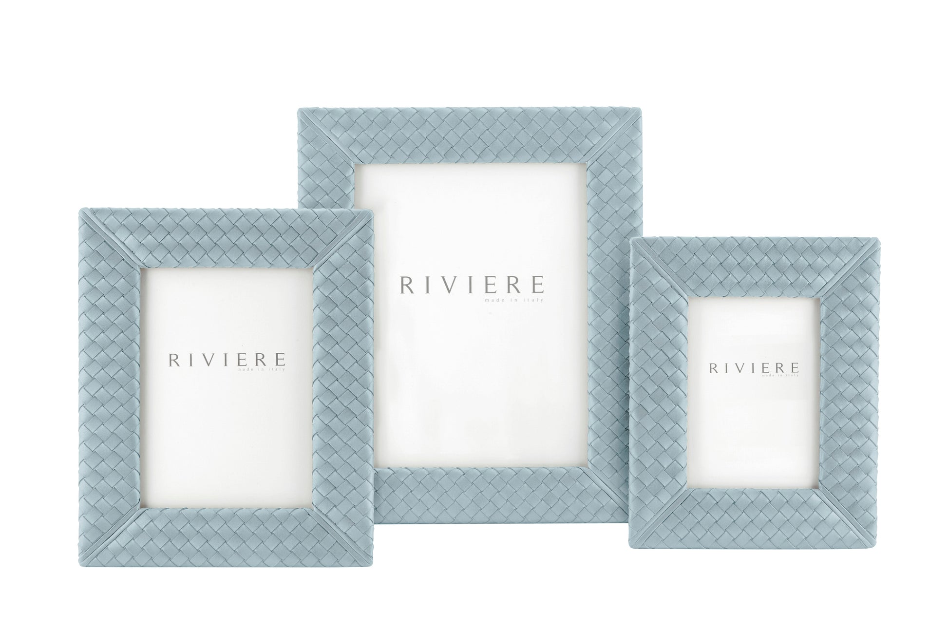 Riviere Nora Handwoven Leather Picture Frame | Exquisite Handwoven Leather Design | Adds a Touch of Artisanal Elegance to Your Home | Elevate Your Decor with Luxury Accessories from Riviere | Available at 2Jour Concierge, #1 luxury high-end gift & lifestyle shop