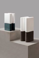 x Francesco Balzano Ossicle Leather-covered Table Lamp