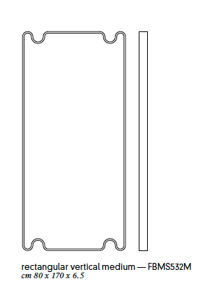 x Francesco Balzano Ossicle Travertine-Framed Marble Wall Mirror