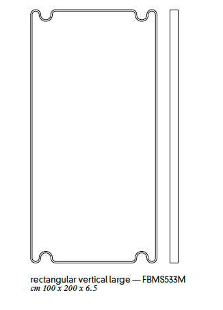 x Francesco Balzano Ossicle Travertine-Framed Marble Wall Mirror