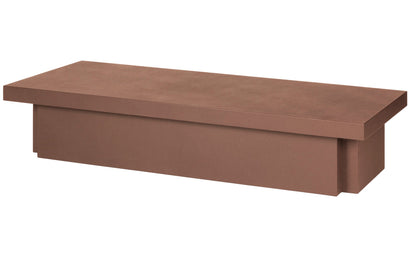 × Francesco Balzano Assoluto Leather-Covered Wood Coffee Table