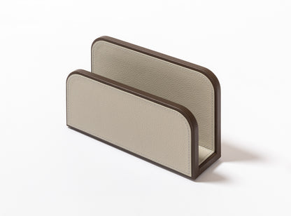 Giobagnara x Poltrona Frau Envelope Holder | Leather-Covered Wood Structure | Made in Pelle Frau® Leather | Discover Luxury Office Accessories at 2Jour Concierge, #1 luxury high-end gift & lifestyle shop