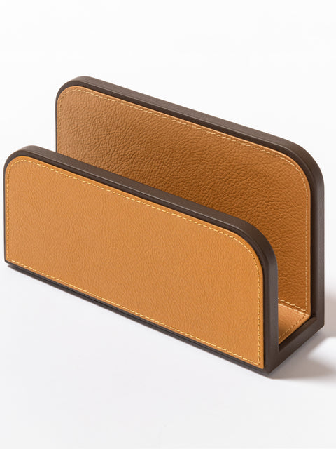 Giobagnara x Poltrona Frau Envelope Holder | Leather-Covered Wood Structure | Made in Pelle Frau® Leather | Discover Luxury Office Accessories at 2Jour Concierge, #1 luxury high-end gift & lifestyle shop