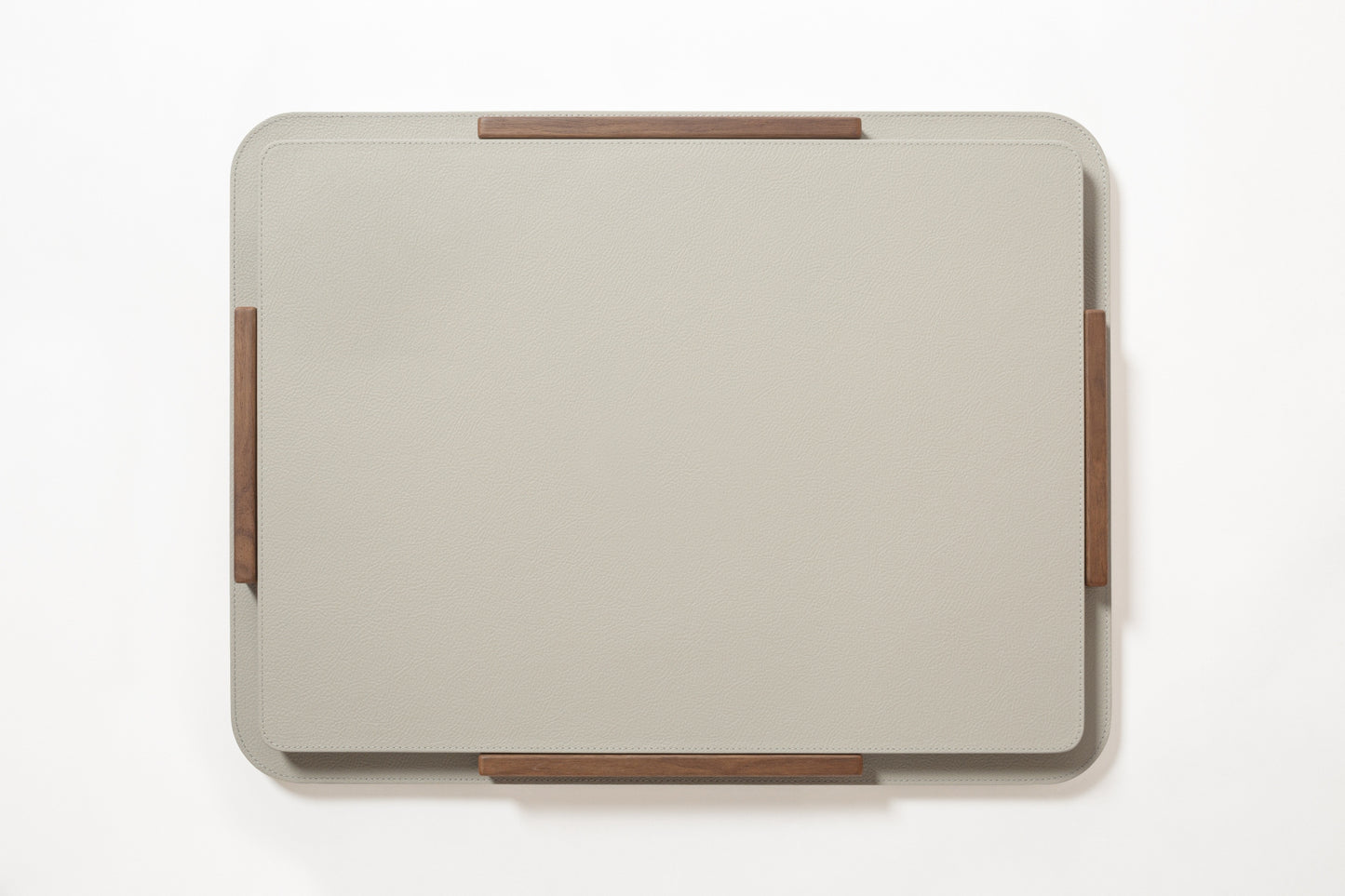 Giobagnara x Poltrona Frau Placemat Holder With 6 Placemats | All-Leather Placemats | Leather-Covered Placemat Holder with Walnut Wood Inserts | Stylish and Elegant Dining Accessories | Explore a Range of Luxury Home Decor at 2Jour Concierge, #1 luxury high-end gift & lifestyle shop