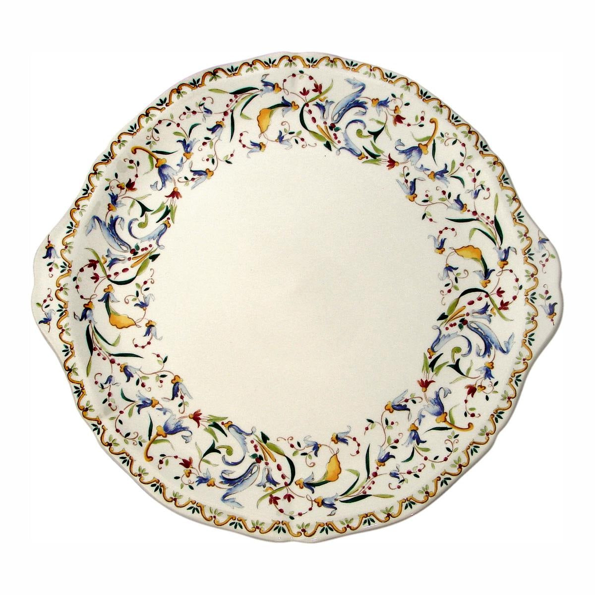 Toscana Faience Cake Platter