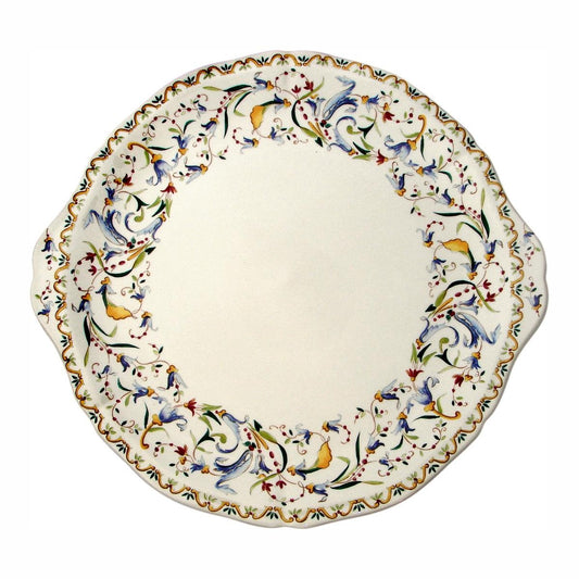 Toscana Faience Cake Platter