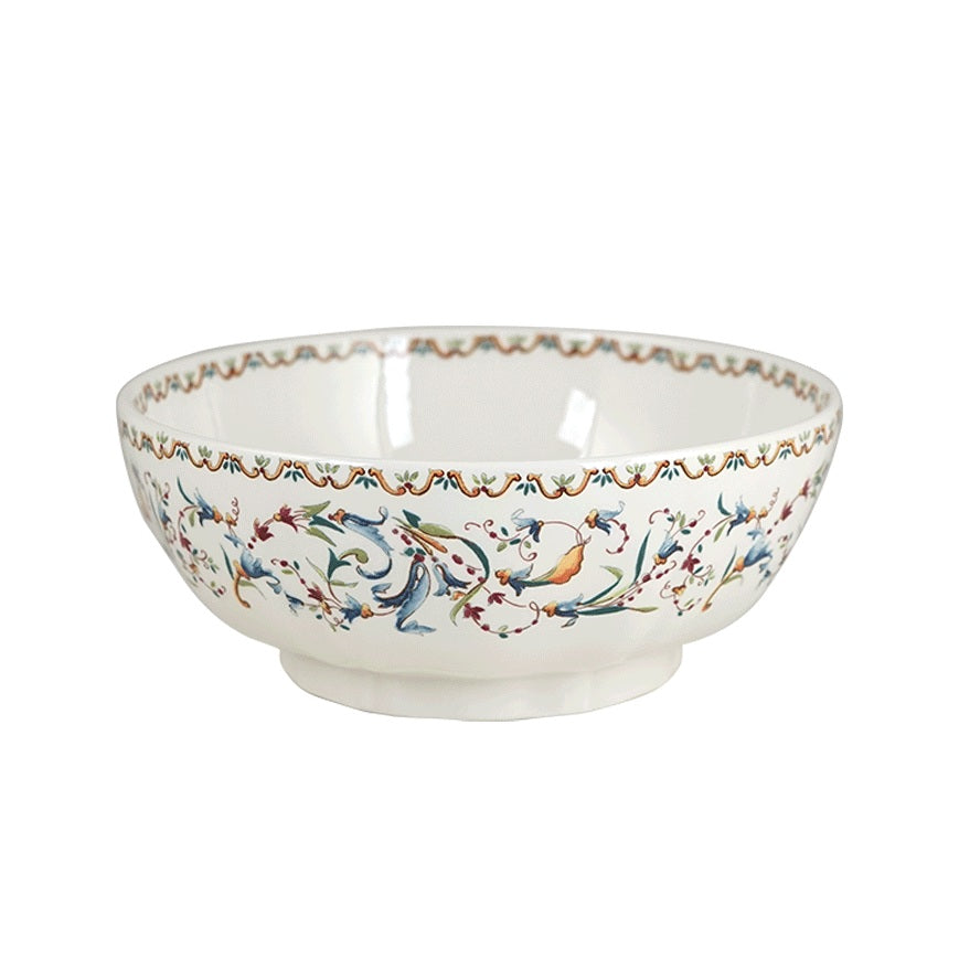 Gien Toscana open vegetable bowl | Part of the Toscana collection by Gien | Crafted in fine faïence at the Faïencerie de Gien in the Loire Valley | Made in France | Open vegetable bowl showcasing the classic Toscana motif and Gien’s renowned craftsmanship | Tableware & serveware | 2Jour Concierge, your luxury lifestyle shop