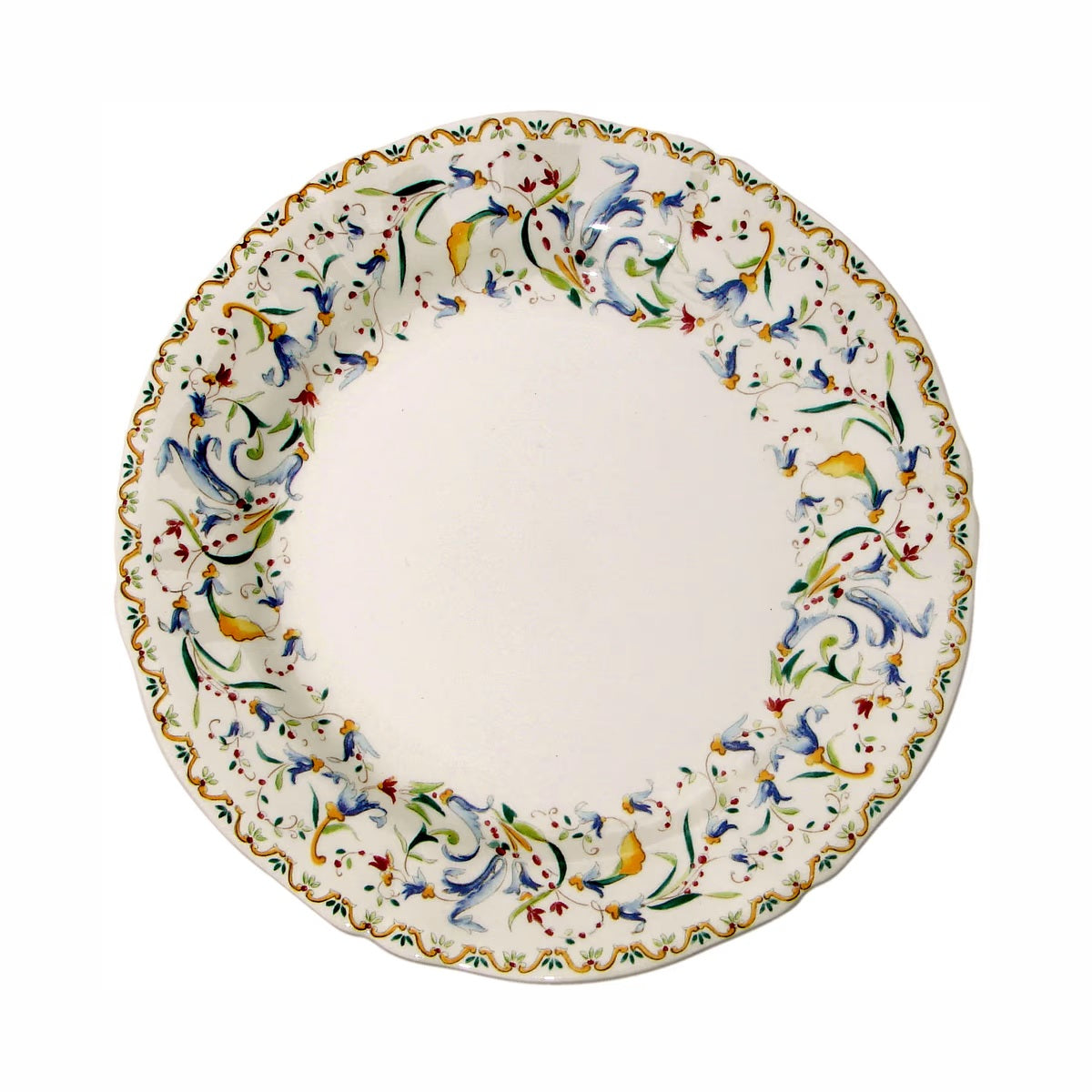 Gien Toscana dessert plates (set of 4) | Part of the Toscana collection by Gien | Crafted in fine faïence at the Faïencerie de Gien in the Loire Valley | Made in France | Dessert plate in the classic Toscana motif, combining heritage craftsmanship and timeless design | Tableware & dessert plates | 2Jour Concierge, your luxury lifestyle shop