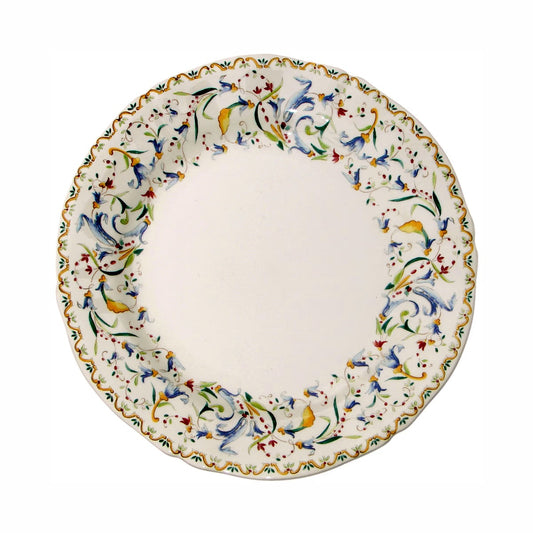 Gien Toscana dessert plates (set of 4) | Part of the Toscana collection by Gien | Crafted in fine faïence at the Faïencerie de Gien in the Loire Valley | Made in France | Dessert plate in the classic Toscana motif, combining heritage craftsmanship and timeless design | Tableware & dessert plates | 2Jour Concierge, your luxury lifestyle shop