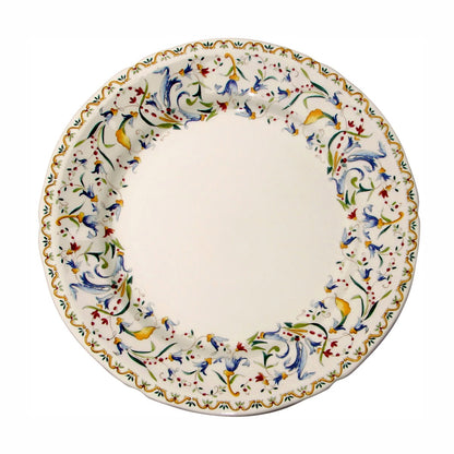 Gien Toscana dinner plates (set of 4) | Part of the Toscana collection by Gien | Crafted in fine faïence at the Faïencerie de Gien in the Loire Valley | Made in France | Dinner plate in classic Toscana motif, combining heritage craftsmanship and timeless design | Tableware & dinnerware | 2Jour Concierge, your luxury lifestyle shop