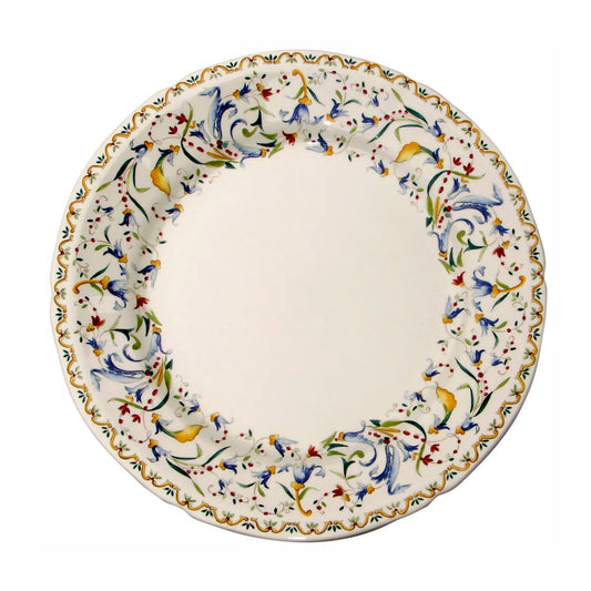 Gien Toscana dinner plates (set of 4) | Part of the Toscana collection by Gien | Crafted in fine faïence at the Faïencerie de Gien in the Loire Valley | Made in France | Dinner plate in classic Toscana motif, combining heritage craftsmanship and timeless design | Tableware & dinnerware | 2Jour Concierge, your luxury lifestyle shop
