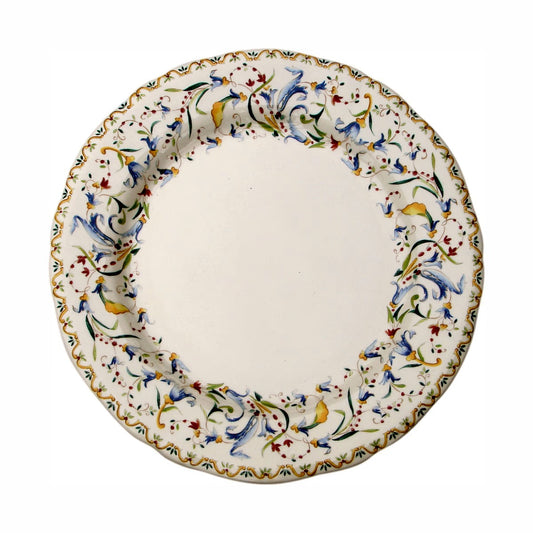 Gien Toscana rim soup plates (set of 4) | Part of the Toscana collection by Gien | Crafted in fine faïence at the Faïencerie de Gien in the Loire Valley | Made in France | Soup plate featuring the classic Toscana motif, combining heritage craftsmanship and timeless design | Tableware & soup plates | 2Jour Concierge, your luxury lifestyle shop