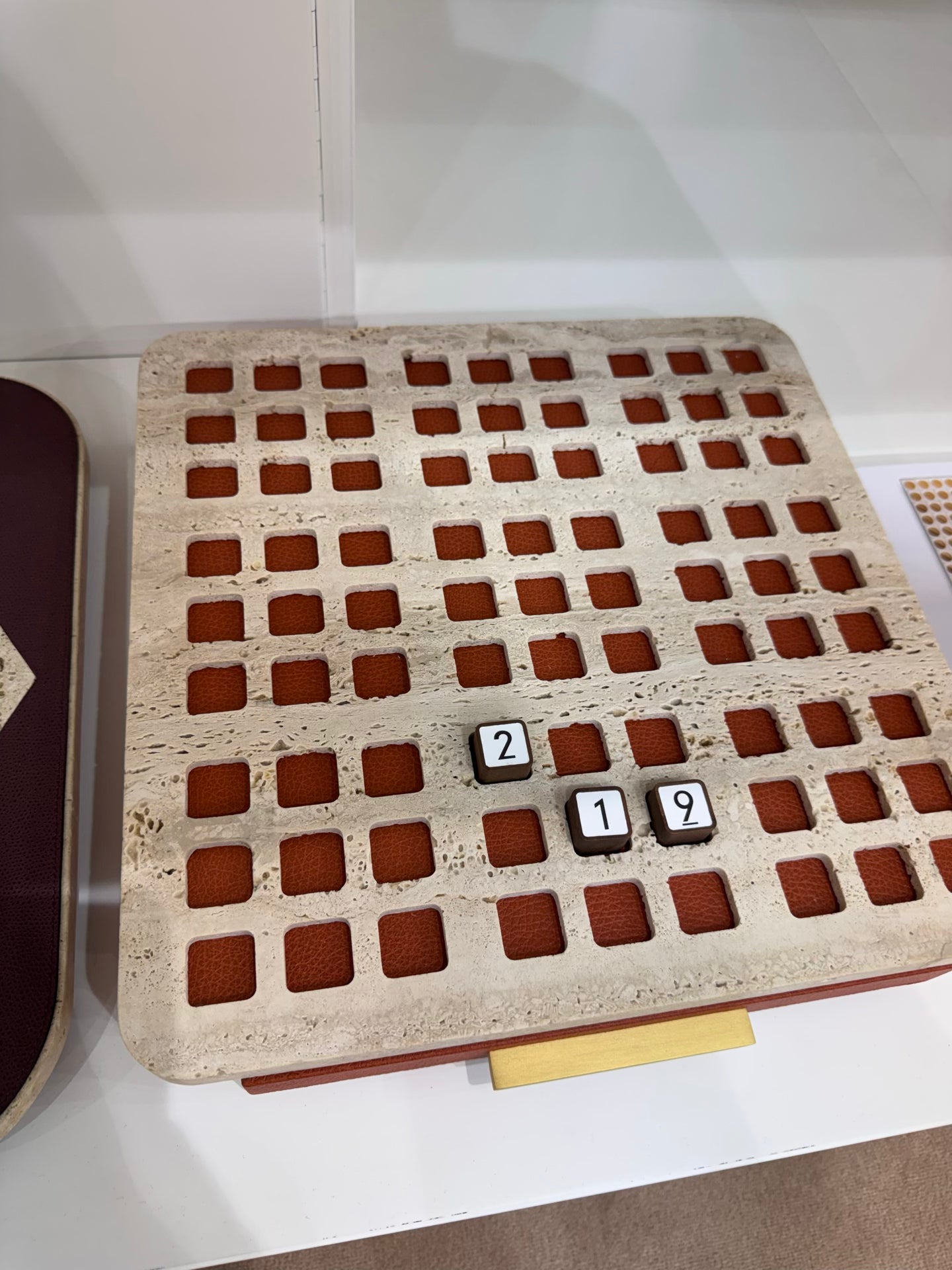 Delos Marble & Leather Sudoku Game Set