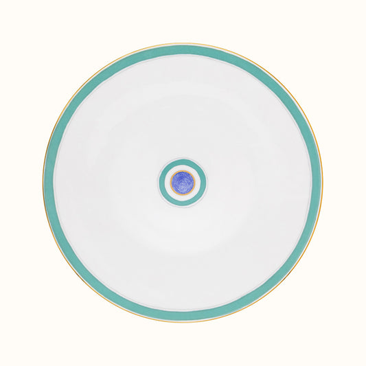 Robert Haviland & C. Parlon Grand Parc | Buffet Plate: Fine Limoges porcelain with hand-applied turquoise and violet motif and smooth, glazed finish, ideal for refined buffet-style presentation with theatrical flair | Tableware & Serveware / Plates | 2Jour Concierge, your luxury lifestyle shop