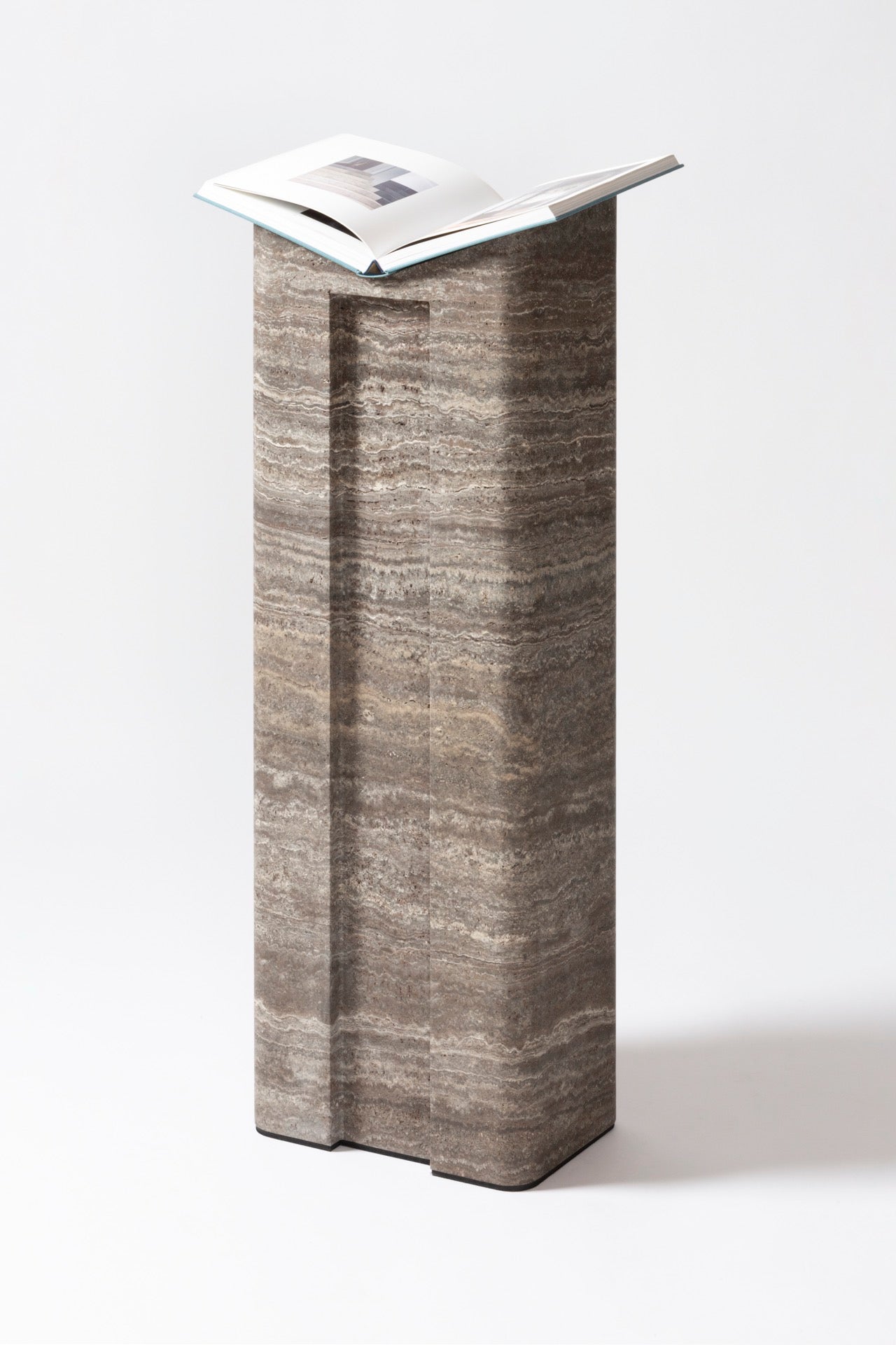 x Glenn Sestig Lloyd Travertin-Marmorboden Laptop | Buchständer 