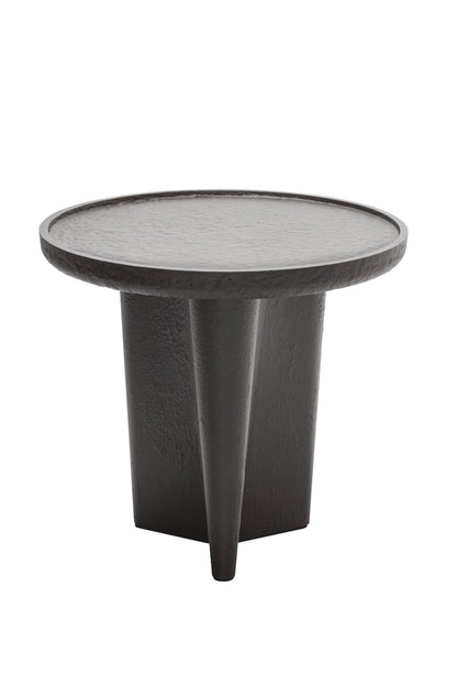 Giobagnara × Glenn Sestig Tanell | Imperfect Bronze Side Tables: Cast bronze with textured finish, sculptural tapered base, smooth round top | Furniture / Side Tables + Bar Tables | 2Jour Concierge, your luxury lifestyle shop | luxury interiors, boutique hotels, hospitality décor, elegant living, refined lifestyle, gallery furniture, office décor, executive spaces, yacht design
