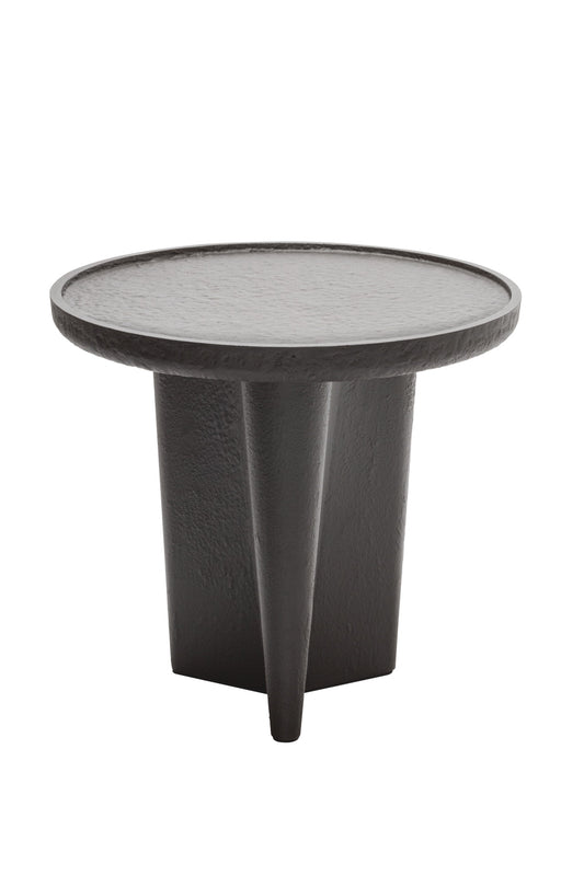 Giobagnara × Glenn Sestig Tanell | Imperfect Bronze Side Tables: Cast bronze with textured finish, sculptural tapered base, smooth round top | Furniture / Side Tables + Bar Tables | 2Jour Concierge, your luxury lifestyle shop | luxury interiors, boutique hotels, hospitality décor, elegant living, refined lifestyle, gallery furniture, office décor, executive spaces, yacht design