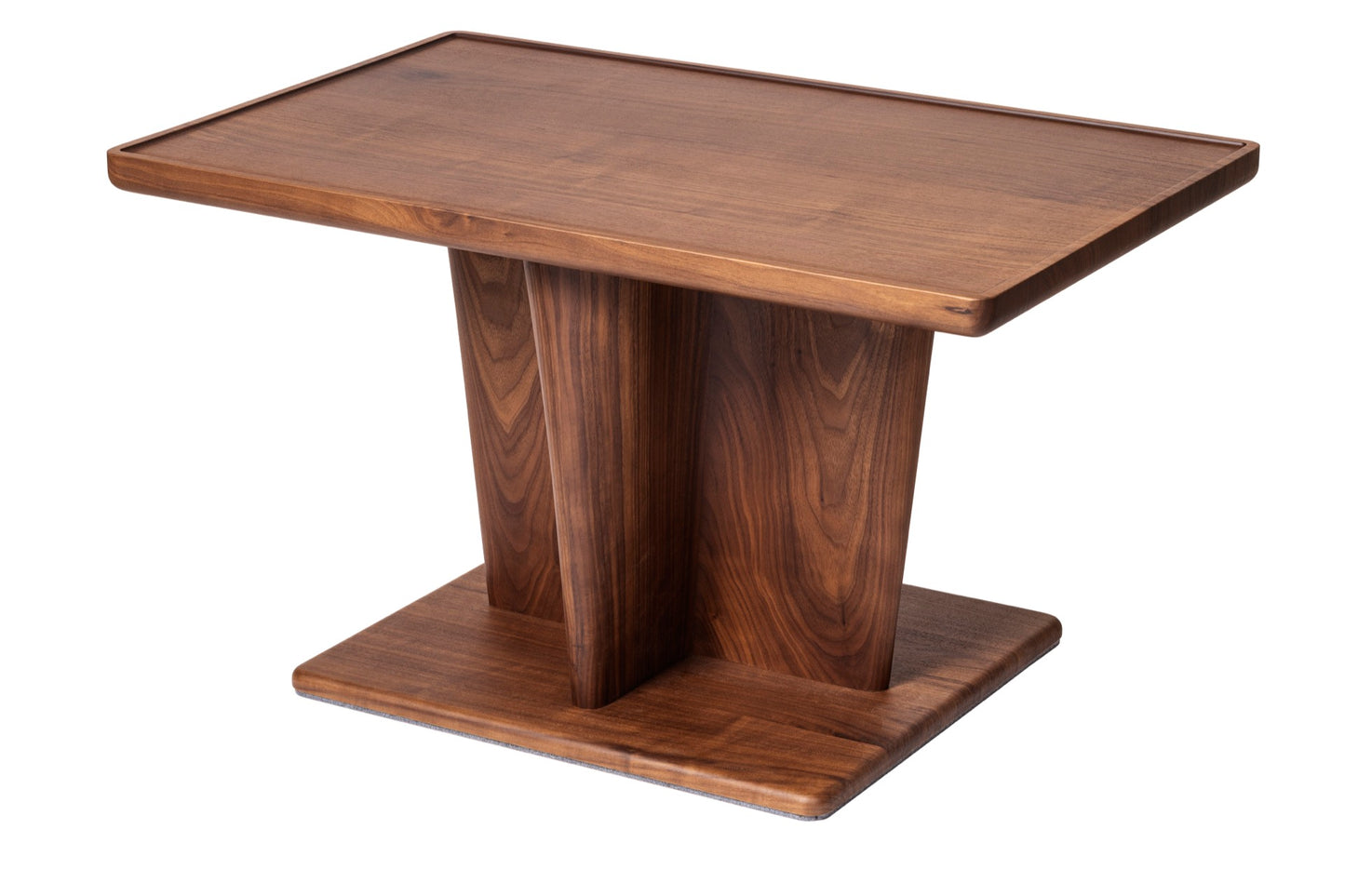 Giobagnara × Glenn Sestig Tanell | Rectangular Walnut Wood Bar Table: Sculptural walnut base with natural or dark finishes, refined rectangular top | Furniture / Side Tables + Bar Tables | 2Jour Concierge, your luxury lifestyle shop | luxury interiors, boutique hotels, refined lifestyle, designer dining, executive spaces, yacht décor, contemporary design