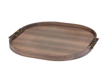Riviere Dama Tortoise Rounded Tray | Luxury Home Accessories, Elegant Serving Trays & Gift Items | 2Jour Concierge, #1 luxury high-end gift & lifestyle shop